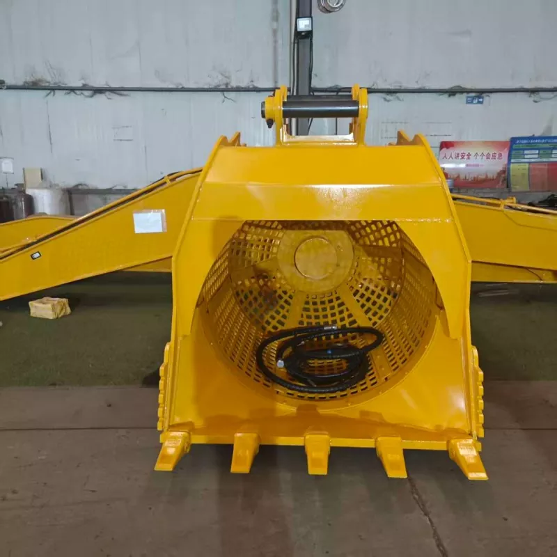 CAT 336 এর জন্য বহুমুখী রোটারি স্ক্রীনিং বালতি